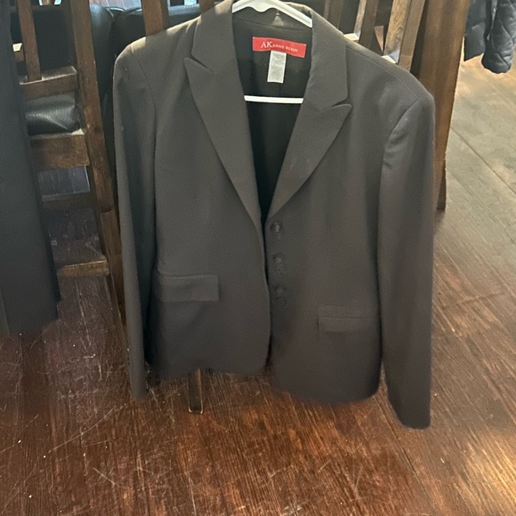 Anne Klein Dark Brown Suit for Women Size 4 Blazer and pant - Picture 6 of 7